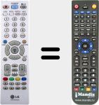 Replacement remote control for AKB73655833