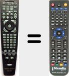 Replacement remote control for AVR3550