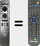 Replacement remote control for NS03E (AXD7368)