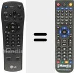 Replacement remote control for REMCON314
