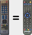 Replacement remote control for BSV4285I