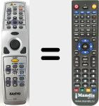 Replacement remote control for CXPC (9450602239)
