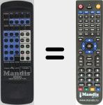 Replacement remote control for RC-850