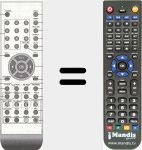 Ersatzfernbedienung f&uuml;r DSL15T1TD