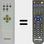 Replacement remote control for Deepoo (D73)