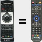 Replacement remote control for Movie Cube (S800)