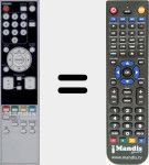 Ersatzfernbedienung f&uuml;r NF000UD