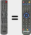 Replacement remote control for HT-R405