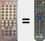 Replacement remote control for LR2200