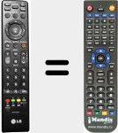 Replacement remote control for MKJ42519615