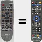 Replacement remote control for VEQ2392