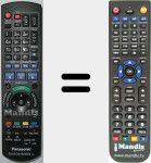 Ersatzfernbedienung f&uuml;r N2QAYB000614