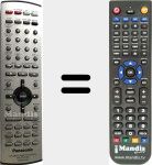Replacement remote control for EUR7623X40