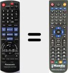 Replacement remote control for N2QAYB000456