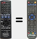 Replacement remote control for N2QAYB000207