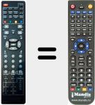 Replacement remote control for QMED001