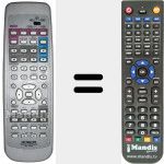 Replacement remote control for RB-DD1S (HL01492)