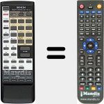 Replacement remote control for RC-151 (4990232007)