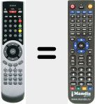 Replacement remote control for RC-D3-03