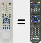 Replacement remote control for DIGI TV (REMCON1442)