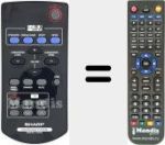 Replacement remote control for Sound Bar System (RRMCGA177AWSA)