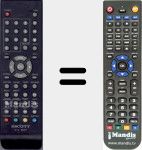 Replacement remote control for CTX 9HT