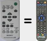 Replacement remote control for RMPJ6 (148717712)