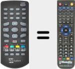 Replacement remote control for REMCON1090