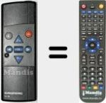 Replacement remote control for TP 710 (296220590900)