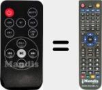 Replacement remote control for SB200BT