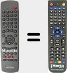 Replacement remote control for TWD50174 (TW50174)