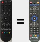 Ersatzfernbedienung für MultiMediaStation1080P-1TB (MultiMediaStation)