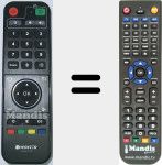 Replacement remote control for Android TV 700