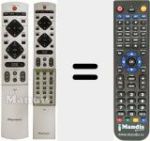 Replacement remote control for XXD3059