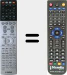 Ersatzfernbedienung f&uuml;r RAV503 (ZF270100)