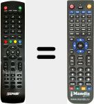 Ersatzfernbedienung für ZV-32HD2