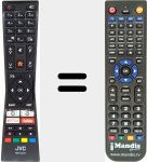 Replacement remote control for RM-C3331 (30101023)