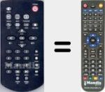 Replacement remote control for ODYS001