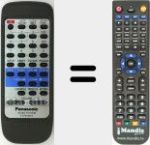 Replacement remote control for EUR648265