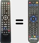 Replacement remote control for SER0244 (P000475970)