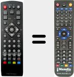 Replacement remote control for 060372