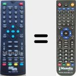 Replacement remote control for CIGNO HD DTT + SAT