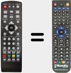 Replacement remote control for REMCON1409