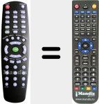 Replacement remote control for REMCON1203