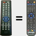 Replacement remote control for DVD4611HC