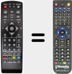 Replacement remote control for REMCON307
