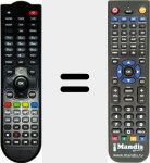 Replacement remote control for DC-M62