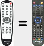 Replacement remote control for Iomiro 100