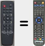 Replacement remote control for RCX112