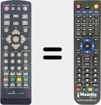 Replacement remote control for REMCON1903